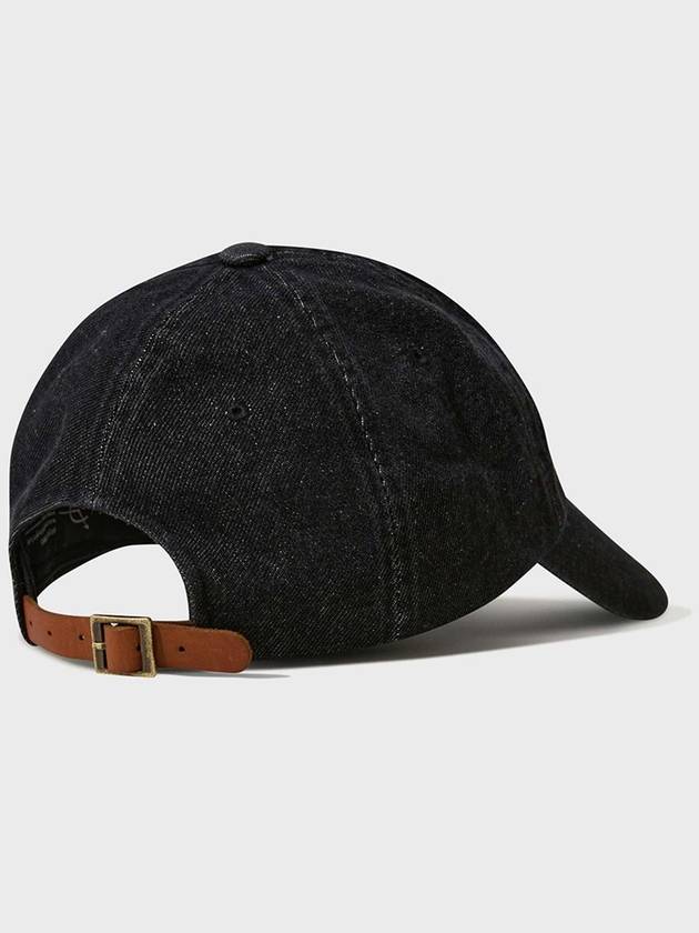 Vintage Washed Denim Wappen Ball Cap Black - FFEFF STUDIO - BALAAN 8