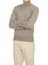 Striped Fine Merino Jersey Turtleneck Medium Brown - THOM BROWNE - BALAAN 6