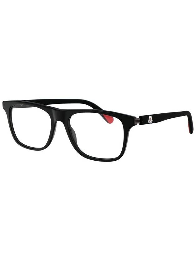 Rectangle Acetate Eyeglasses Black - MONCLER - BALAAN 3