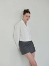 VOLUME SLEEVE CROPPED JACKET_WHITE - UNMUTE - BALAAN 4