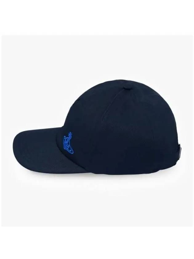 Embroidered ORB Logo Classic Ball Cap Navy - VIVIENNE WESTWOOD - BALAAN 5