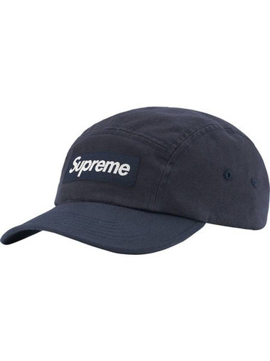 Washed Chino Twill Camp Cap Navy - SUPREME - BALAAN 1