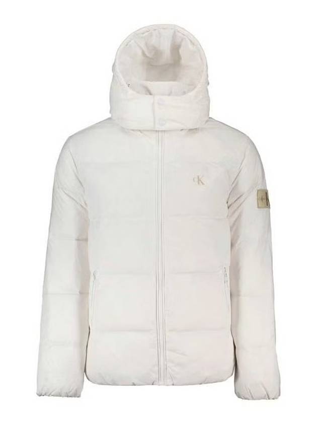 Essentials Hooded Padding White - CALVIN KLEIN - BALAAN 2