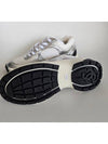 Fabric Laminated Low Top Sneakers Silver - CHANEL - BALAAN 7