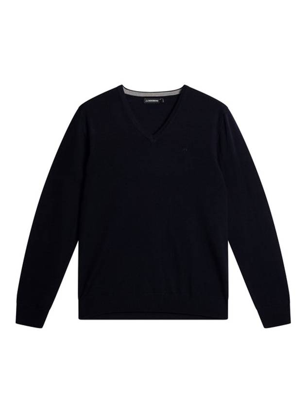 Lymann Merino V-Neck Knit Top Navy - J.LINDEBERG - BALAAN 2