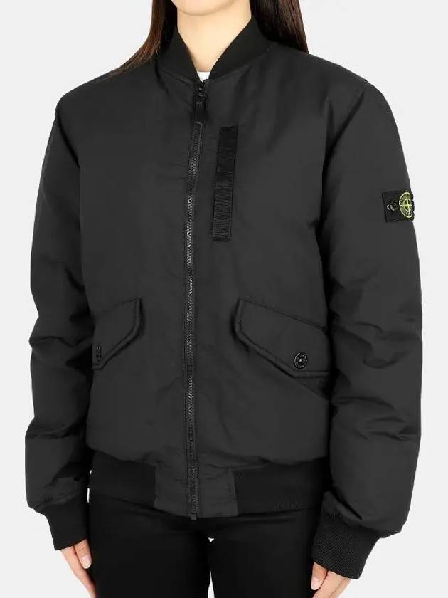 Kids Logo Patch Bomber Padding Black - STONE ISLAND - BALAAN 3