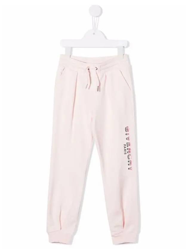 Kids Women s Logo Tapered Track Pants H14131 45S - GIVENCHY - BALAAN 1