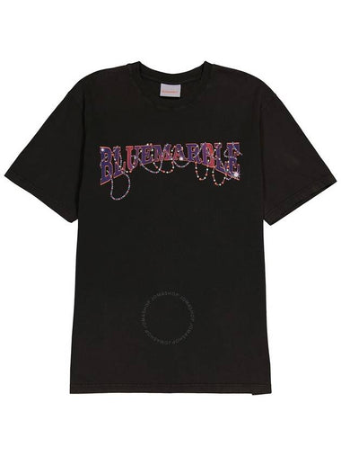 Bluemarble Men's Mardi Gras Logo Print T-Shirt, Size X-Large - BLUEMARBLE - BALAAN 1