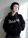 Lettering Logo HOOD BLACK - RUBATI - BALAAN 5