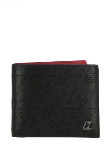 Christian Louboutin logo laser cut bifold wallet 270128 - CHRISTIAN LOUBOUTIN - BALAAN 1