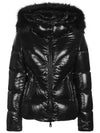 Celac Hood Fur Short Padding Black - MONCLER - BALAAN 2