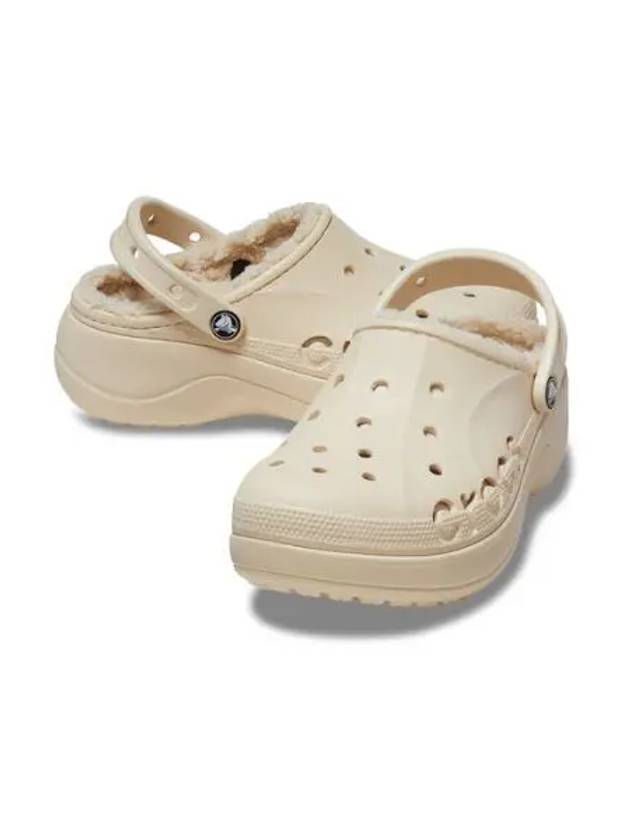 Unisex women s BAYA PLATFORM LINED CLOG white 23FWCL208708 - CROCS - BALAAN 1