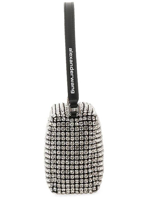 Heiress Crystal Mesh Pouch Bag Black White - ALEXANDER WANG - BALAAN 5