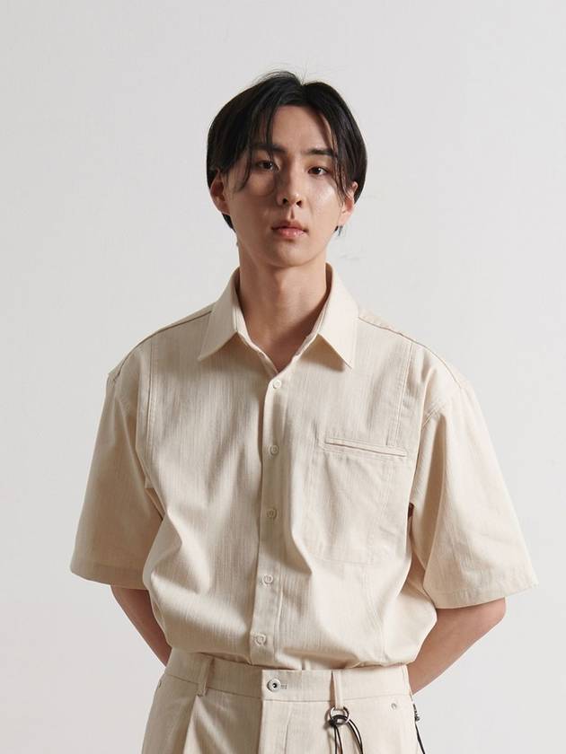 line pocket shirt natural - BYL - BALAAN 1