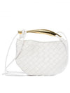 Sardin Intrecciato Mini Tote Bag White - BOTTEGA VENETA - BALAAN 2