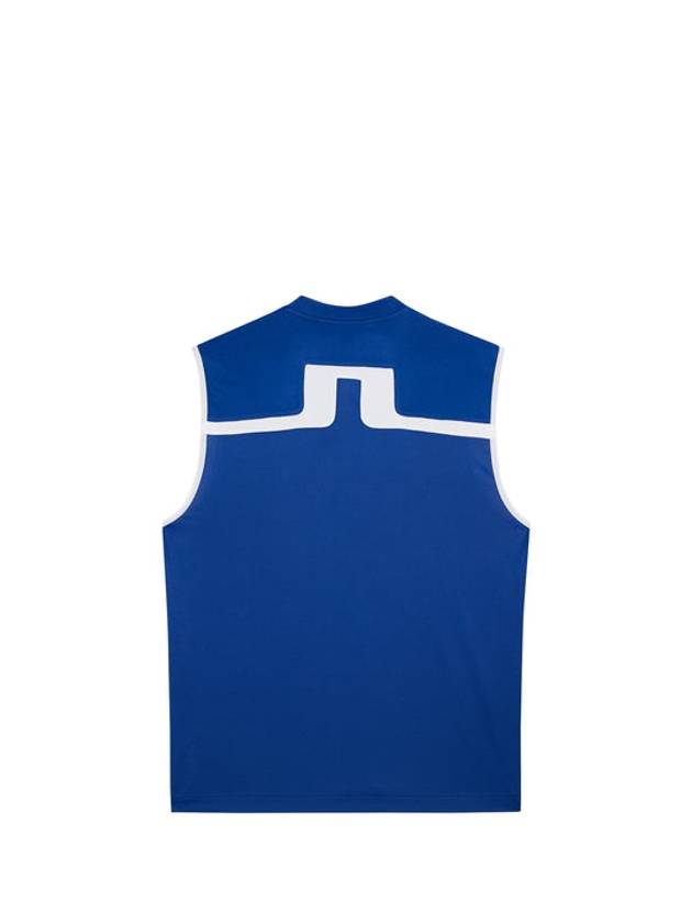 Walker Back Logo Vest Sodalite Blue - J.LINDEBERG - BALAAN 3