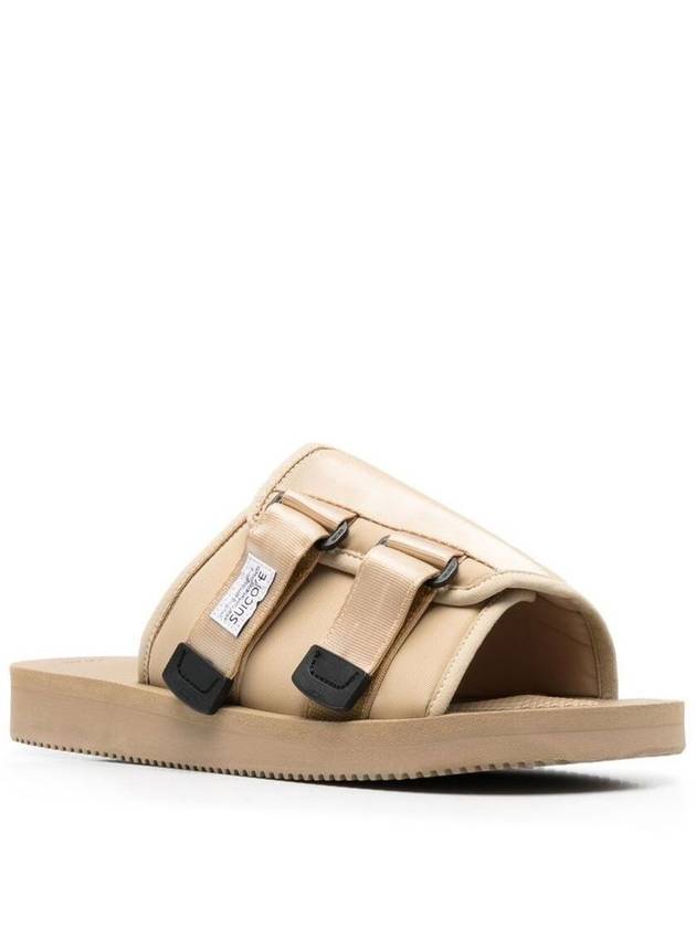 'Kaw-Cab' Beige Sandals With Velcro Fastening In Nylon Woman Suicoke - SUICOKE - BALAAN 2