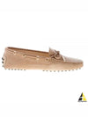 Gommino Suede Driving Shoes Beige - TOD'S - BALAAN 2