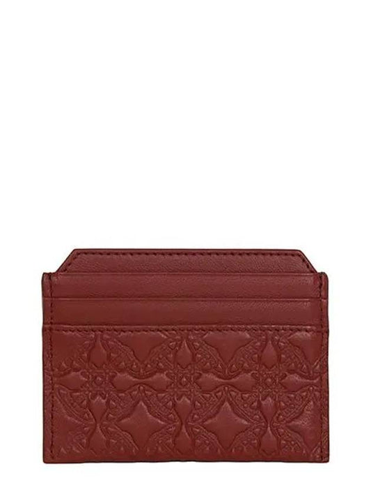 Red ORB embossed slim card wallet 51110022 L003E H406 - VIVIENNE WESTWOOD - BALAAN 2