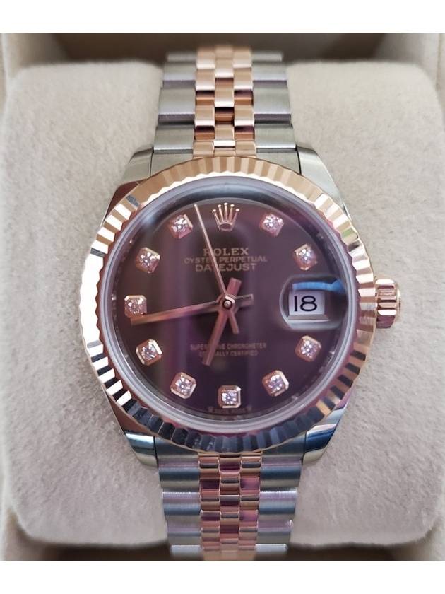 Dayjust 28mm ten point chocolate plate 22 years - ROLEX - BALAAN 3