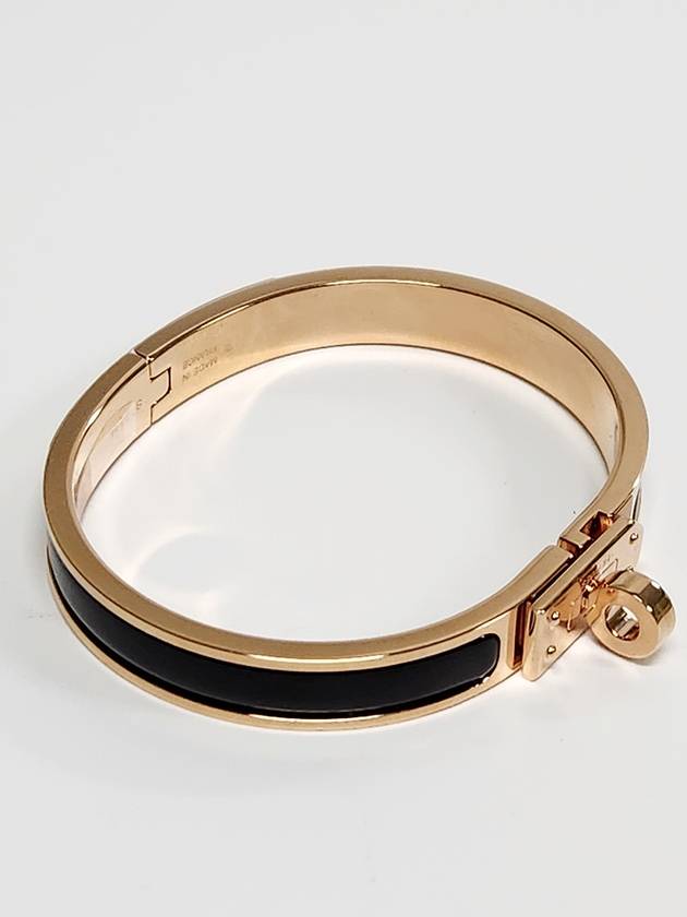 Mini Clic Kelly Bracelet Gold Black - HERMES - BALAAN 6