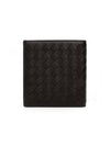 Intrecciato Small Folder Half Wallet Brown - BOTTEGA VENETA - BALAAN 5