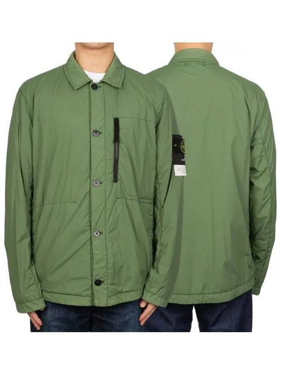 Skin Touch Nylon Garment Dyed Jacket Green - STONE ISLAND - BALAAN 2