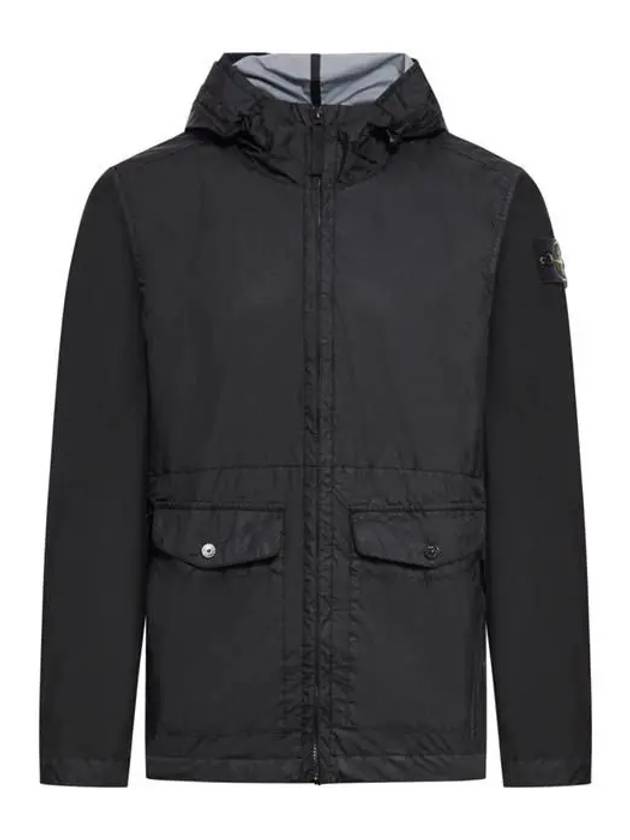 Membrana 3L TC Hooded Jacket Black - STONE ISLAND - BALAAN 2