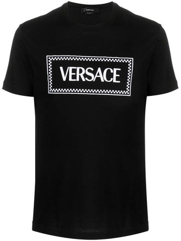 VERSACE TSHIRT COMPACT VERSACE LABEL LOGO - VERSACE - BALAAN 1