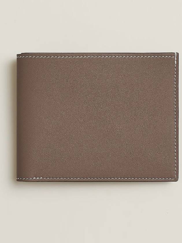 Citizen Twill Compact Card Wallet Brown - HERMES - BALAAN 2