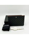 Classic Medium Case Clutch Grained Calfskin Gold Metal Black A82545 - CHANEL - BALAAN 9