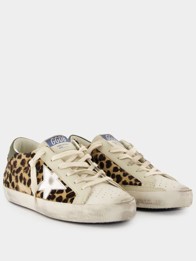 Superstar Classic Leopard Low Top Sneakers Brown - GOLDEN GOOSE - BALAAN 3