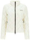 Sora quilted short padded jacket white - DUVETICA - BALAAN 2