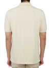 Men's Organic Cotton Polo Shirt Ivory - ANDERSEN-ANDERSEN - BALAAN 5