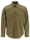 ORB Logo Cotton Long Sleeve Shirt Olive - VIVIENNE WESTWOOD - BALAAN 2