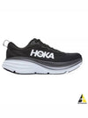 Bondi 8 Wide Low Top Sneakers Black - HOKA ONE ONE - BALAAN 2