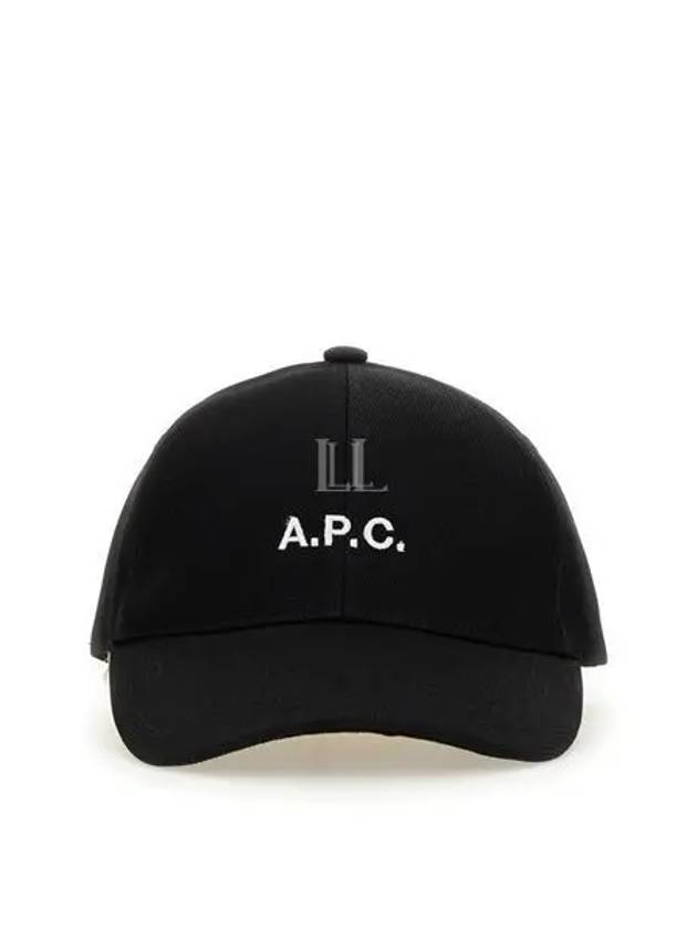 Embroidered Logo Ball Cap Black - A.P.C. - BALAAN 2