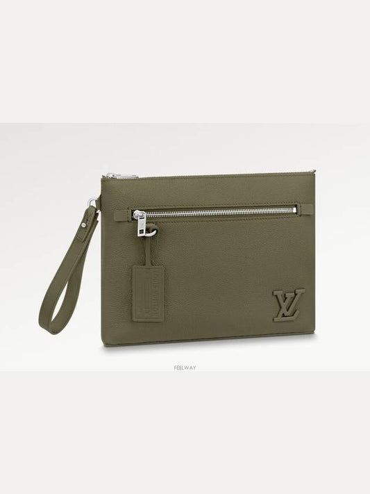 Takeoff Pouch Bag Khaki - LOUIS VUITTON - BALAAN 2