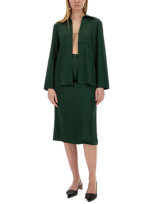 Shirt 213SH1031000590 DARK GREEN GREEN - JACQUEMUS - BALAAN 3