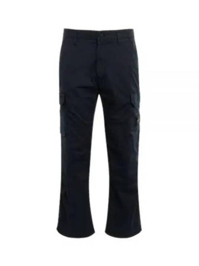 Pantaloni Comfort Fit Cargo Straight Pants Navy - STONE ISLAND - BALAAN 2