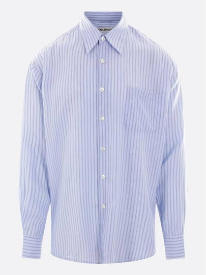 Above Striped Long Sleeve Shirt Blue - OUR LEGACY - BALAAN 2