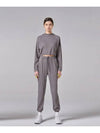 Tech Rib Track Pants Grey - ATHPLATFORM - BALAAN 3