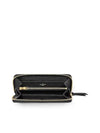 Clémence Monogram Empreinte Leather Long Wallet Black - LOUIS VUITTON - BALAAN 4