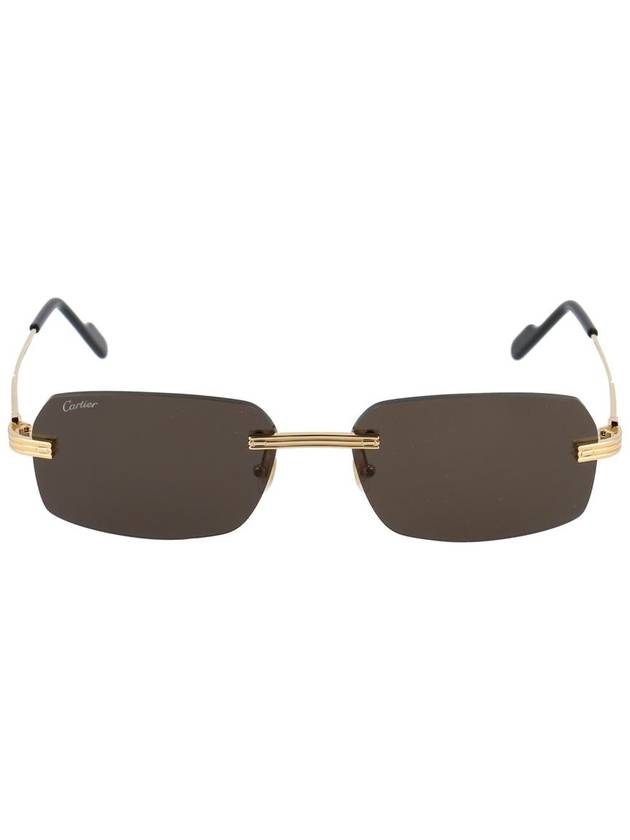 sunglasses CT0271S 001 001 GOLD GOLD GRAY - CARTIER - BALAAN 2