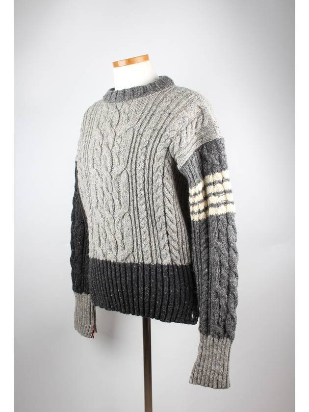 Multicolor cable knit - THOM BROWNE - BALAAN 2