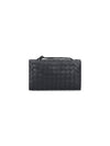 Intrecciato Strap Trio Shoulder Bag Black - BOTTEGA VENETA - BALAAN 4