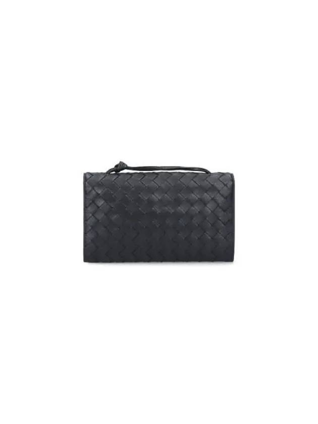 Intrecciato Strap Trio Shoulder Bag Black - BOTTEGA VENETA - BALAAN 4