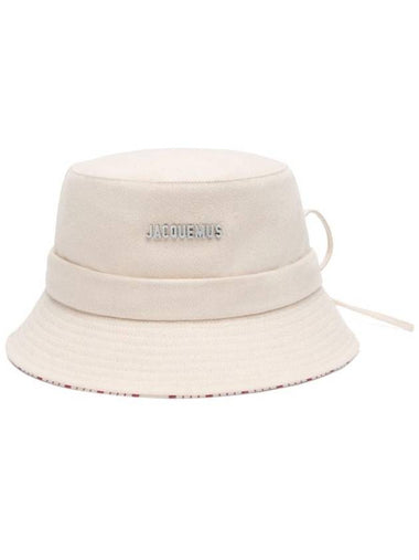 Gadjo Knotted Bucket Hat Off White - JACQUEMUS - BALAAN 1