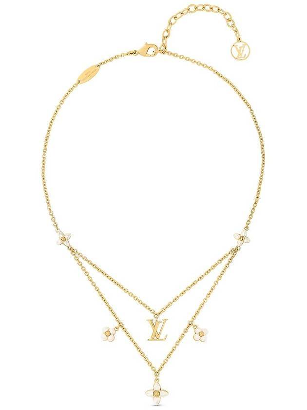 LV Floragram Necklace Gold - LOUIS VUITTON - BALAAN 1