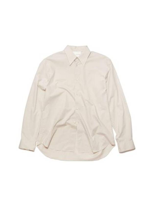 Button Up Long Sleeve Shirt White - ACNE STUDIOS - BALAAN 2